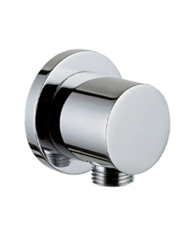 Round angle valve chromed