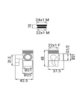 Faucet aerator and brass diverter