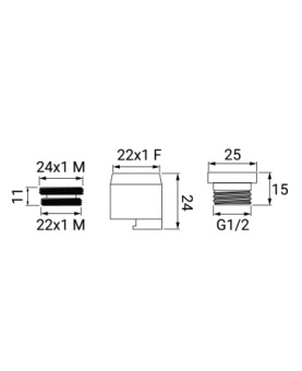 Faucet aerator with bayonet connection