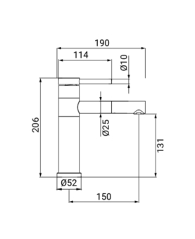 Miscelatore lavabo Spring