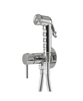 Toilet shower kit with mixer