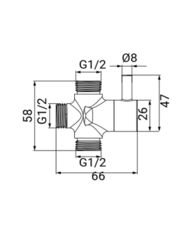 Diverter with lever