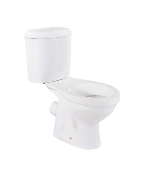 Close coupled toilet wall drain Lake