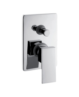 Concealed shower mixer with diverter Zoe series
