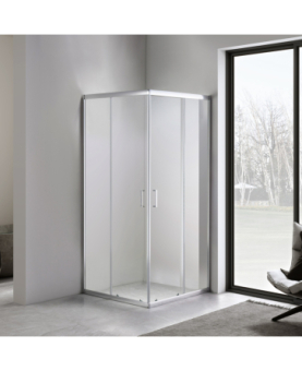 Shower enclosure glass thickness 4 cm transparent