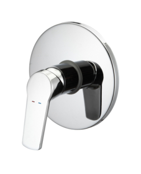 Concealed shower mixer Fluid series