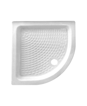 Shower tray Eva semicircular