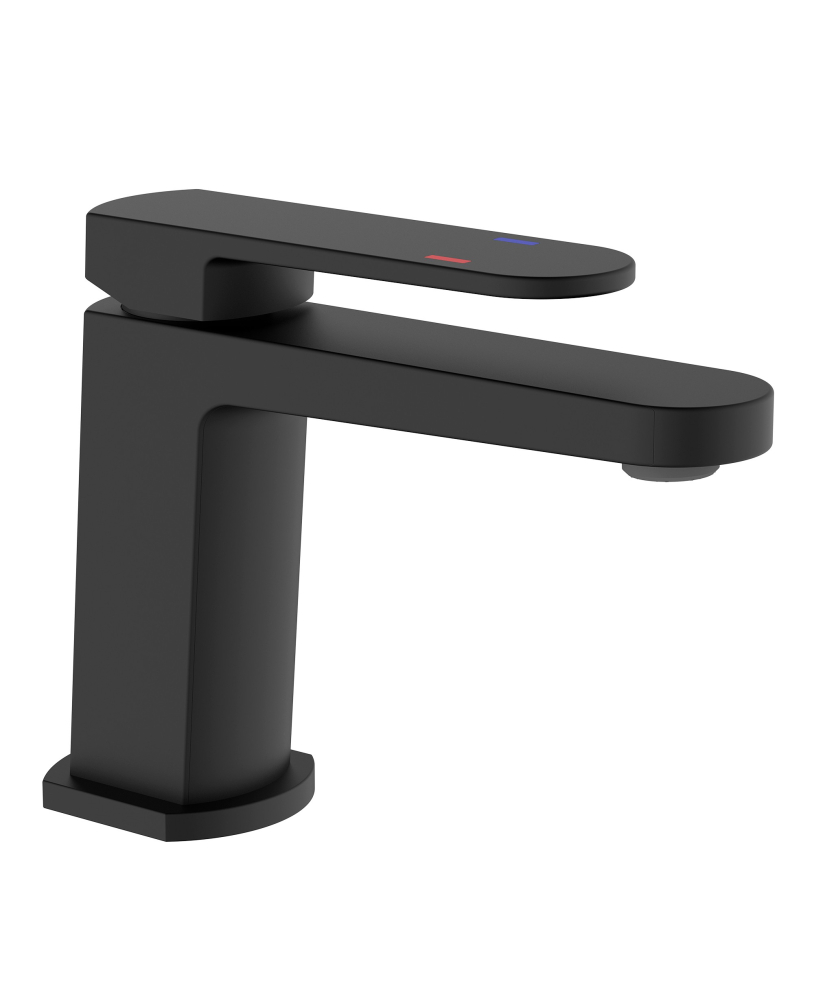 Miscelatore lavabo serie Eden cromo o nero