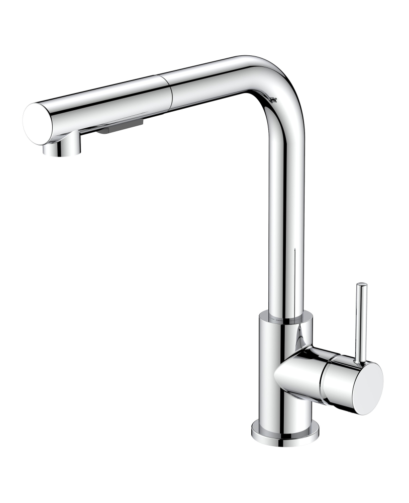 Sink mixer with high spot and pull-out shower Phoenix - various finishes