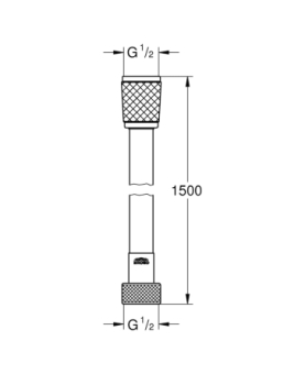 Flexible de douche Vitalioflex comfort 150, 175 o 200 cm