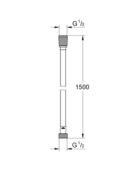 Flessibile doccia Vitalioflex silver 150 o 175 cm