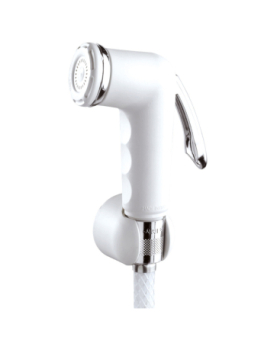 Toilet hand shower set Ariel white or chrome