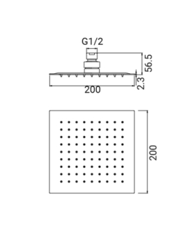 Shower head Freesby