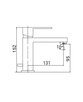 Miscelatore lavabo serie Esse 2