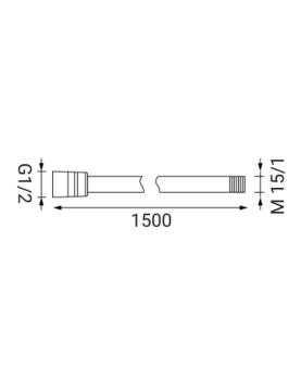 Flessibile nylon per lavello estraibile