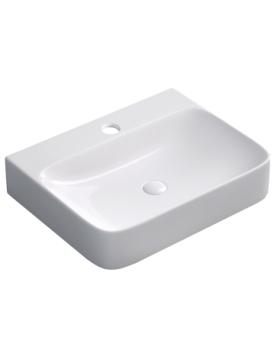 Counter top basin Nordic, 600 x 470 x 135 mm