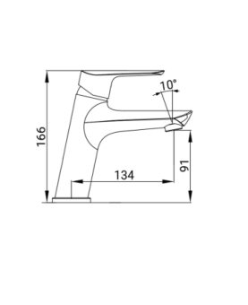 Miscelatore lavabo serie Vera