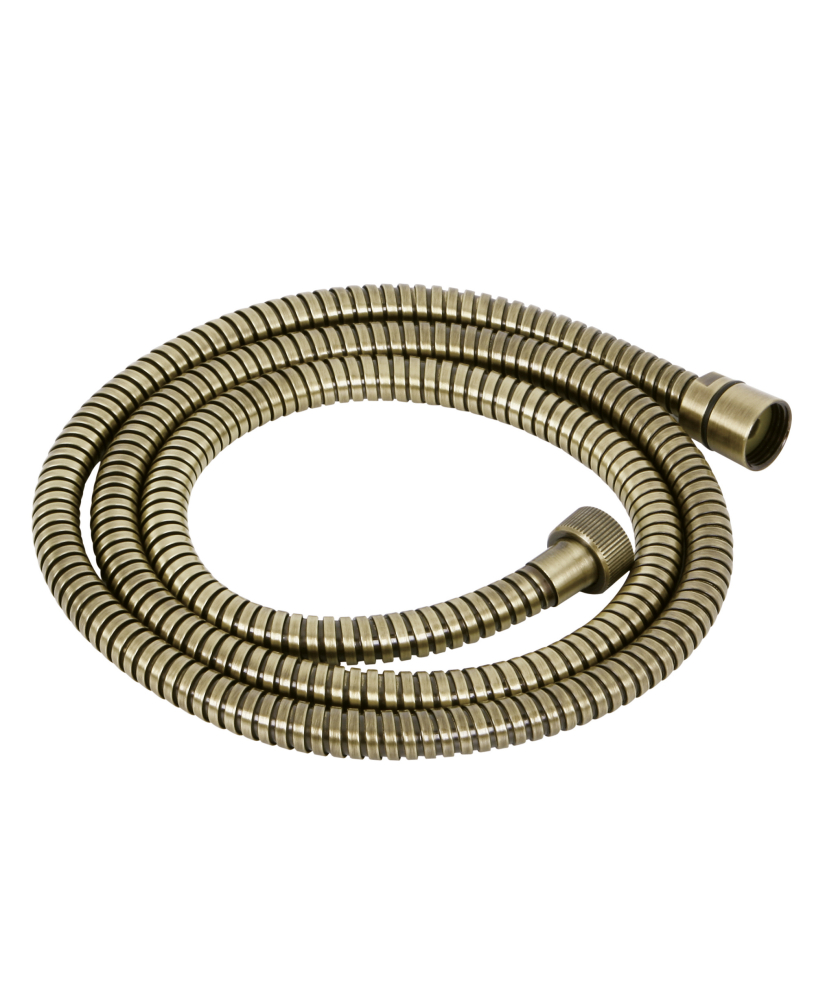 Old brass finish flexible hose 150 or 200 cm