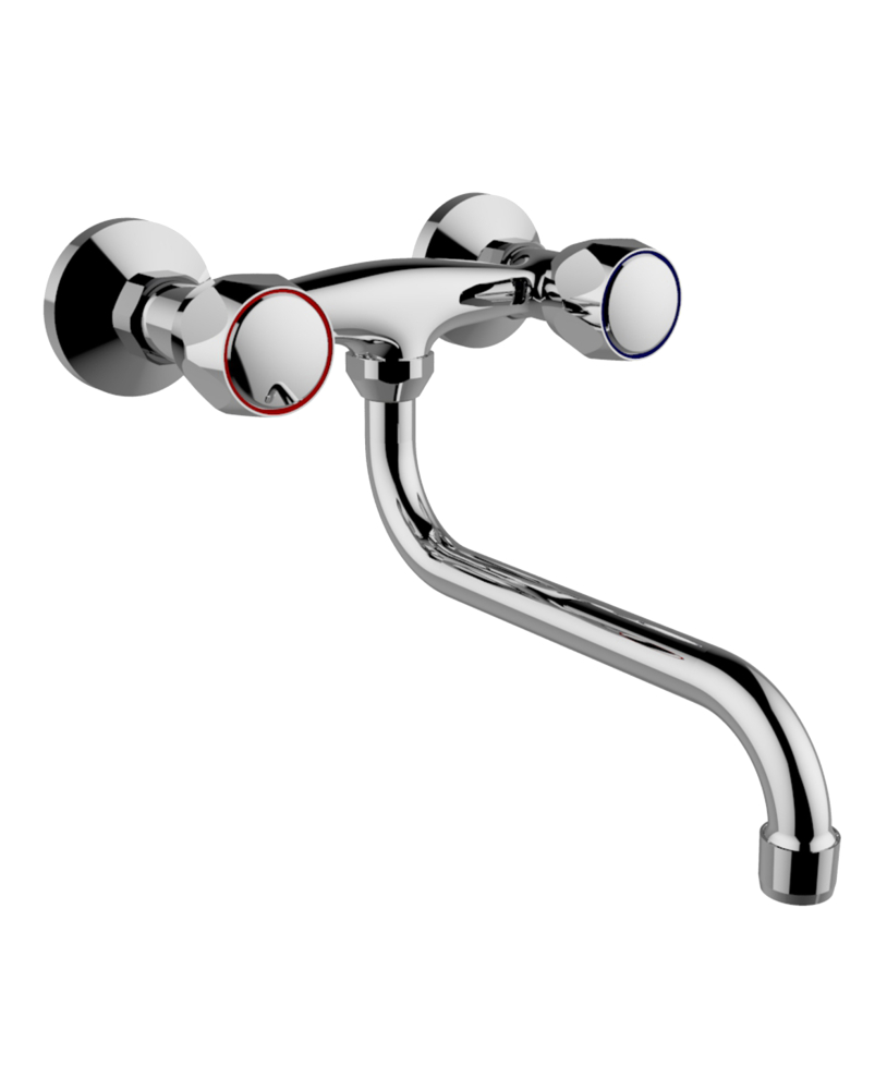 Dual lever sink mixer