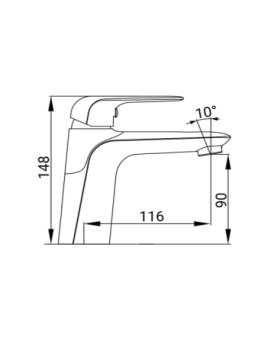 Miscelatore lavabo serie Livina