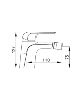 Miscelatore bidet serie Livina