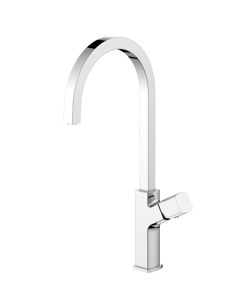 Miscelatore monocomando lavello bocca alta serie Domus