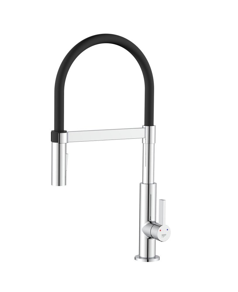 Sink mixer high spout Panama black or chrome