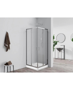 Shower enclosure glass thickness 4 cm square