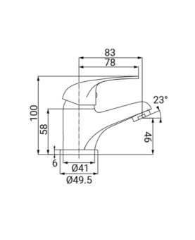 Miscelatore lavabo serie Fast