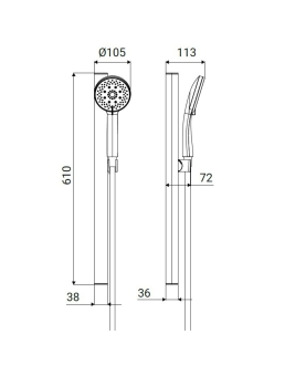 Set saliscendi Tao silver