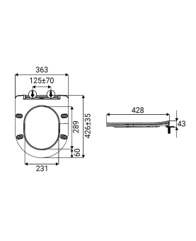 Toilet seat Brenta