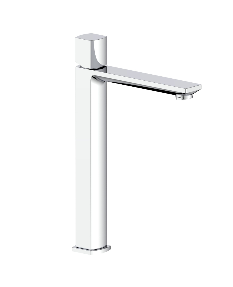 Miscelatore lavabo alto serie Domus cromo o nero