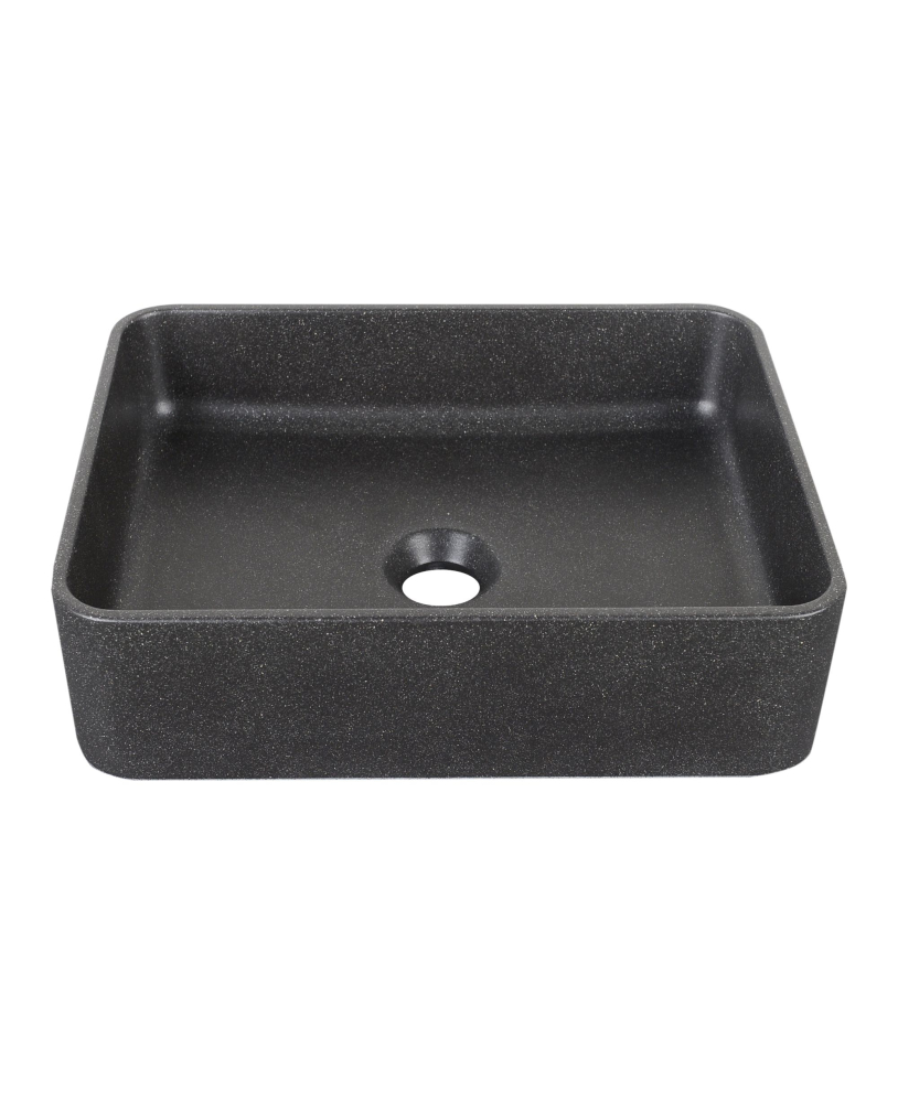 Sandstone rectangular countertop washbasin