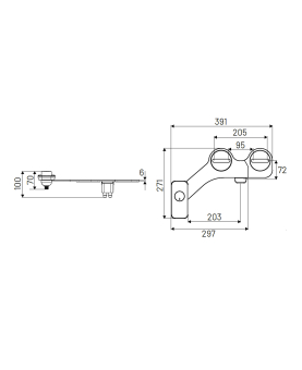 Aquaxense Adaptateur avec bouton