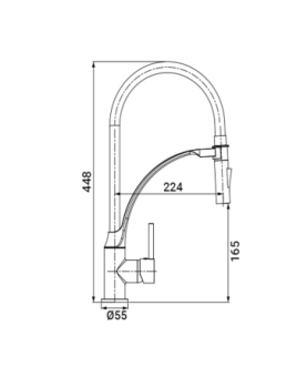 Sink mixer with high spot Seattle