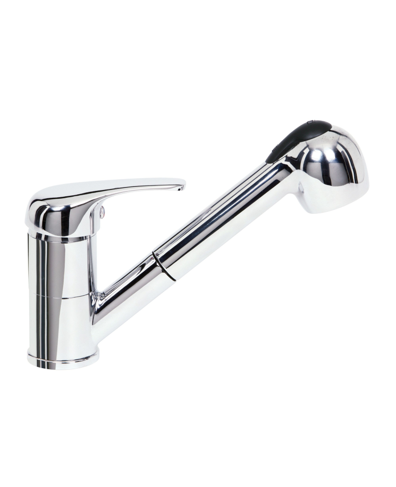 Sink mixer swivel spout with pull-out hand shower Sole chrome