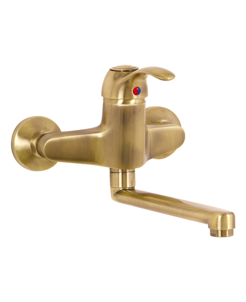 Sink mixer swivel spout wall-mounted Distri