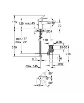 Miscelatore bidet serie Start loop