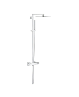 Shower system with thermostatic Euphoria cube