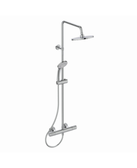 Shower system with thermostatic Idealjet