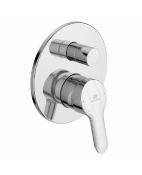Concealed shower mixer with diverter Alpha series