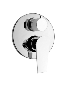 Concealed shower mixer with diverter Logos series