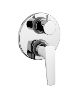Concealed shower mixer with diverter Spartaco series