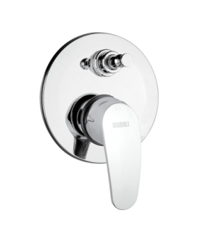 Concealed shower mixer with diverter Cesare series