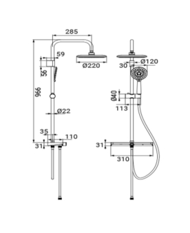 Shower system Honduras