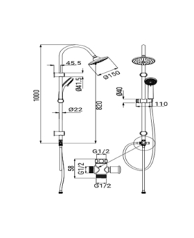 Shower system Viper