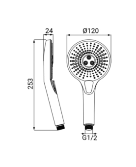 Hand shower Vortex