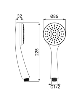 Hand shower Panarea