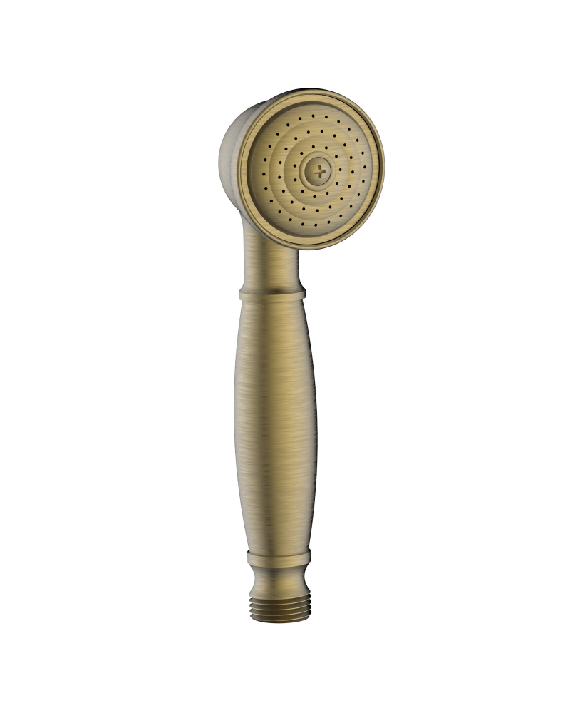 Hand shower old brass