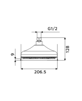 Shower head Itaca